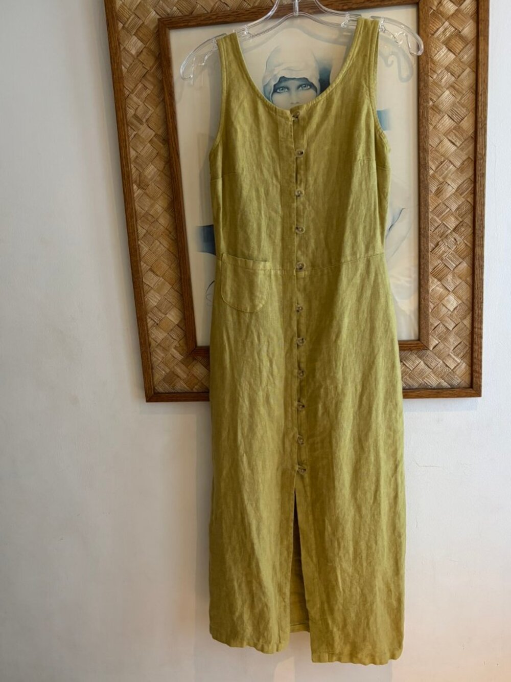 Paloma Wool Galatea Linen Midi Sleeveless Dress Size 34 XS - Picture 3 of 9